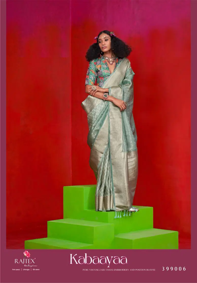Kabaayaa By Rajtex Zari Tissue Handloom Silk Saree Exporters In India